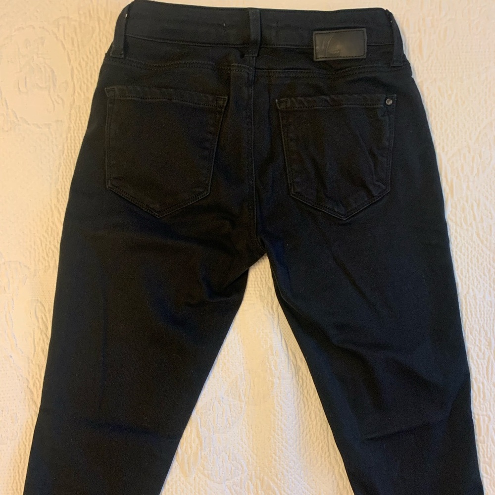 Mavi Women's Alexa Mid-rise Black Skinny Jeans 26/30 - Picture 6 of 6